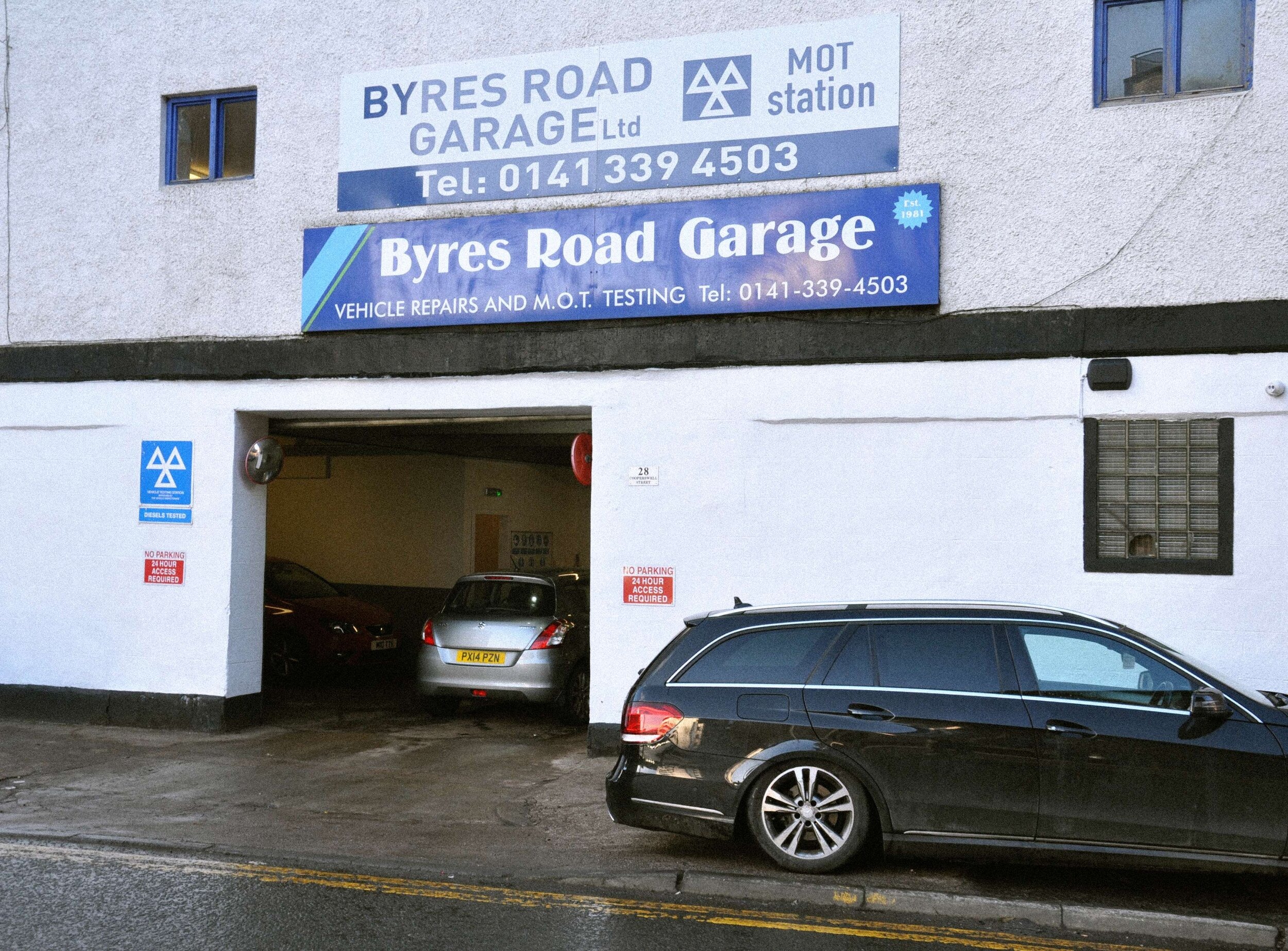 Byres Road Garage logo