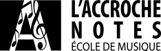 École de musique l'Accroche Notes logo
