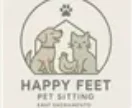 Happy Feet Pet Sitting logo