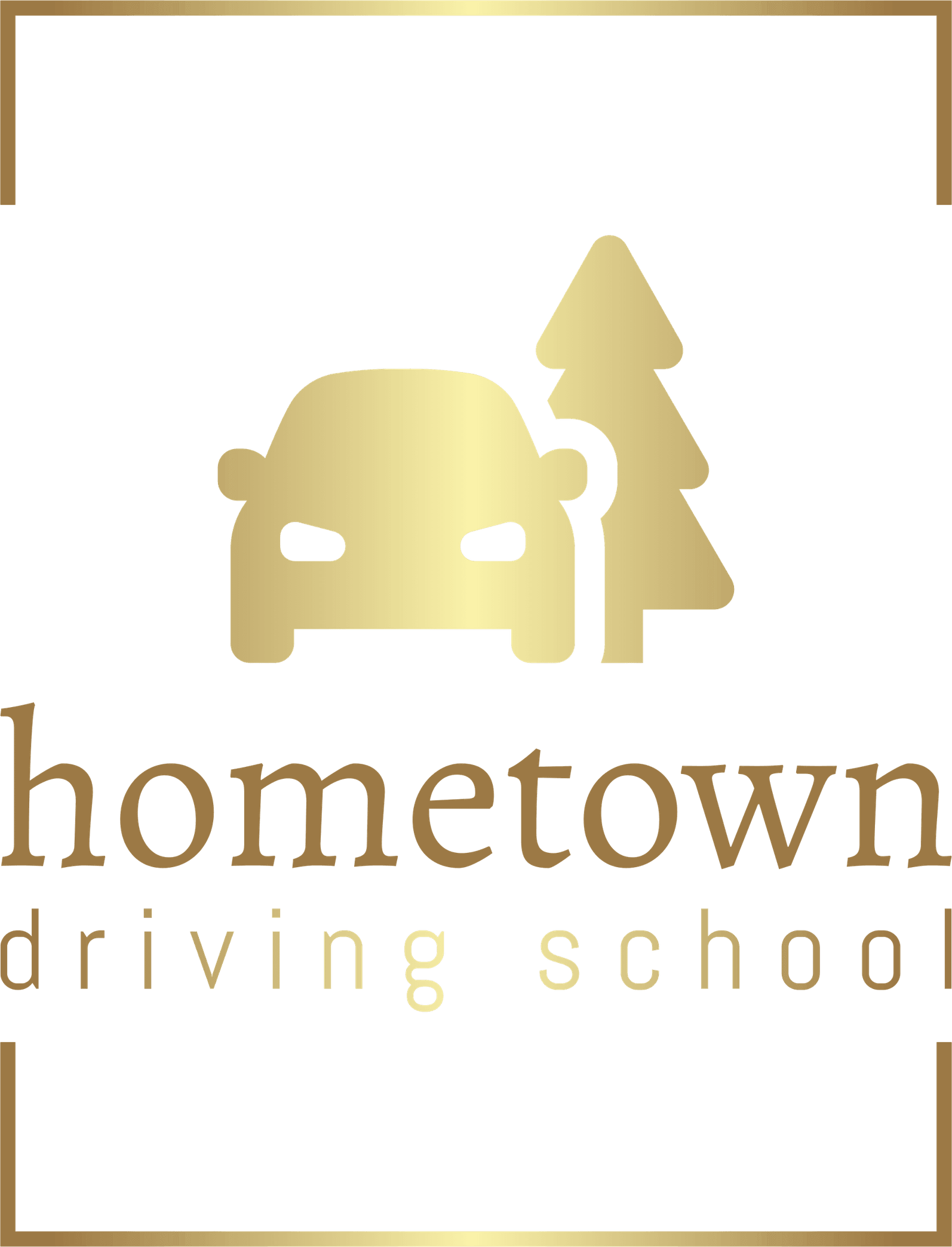 Hometown Driving School logo