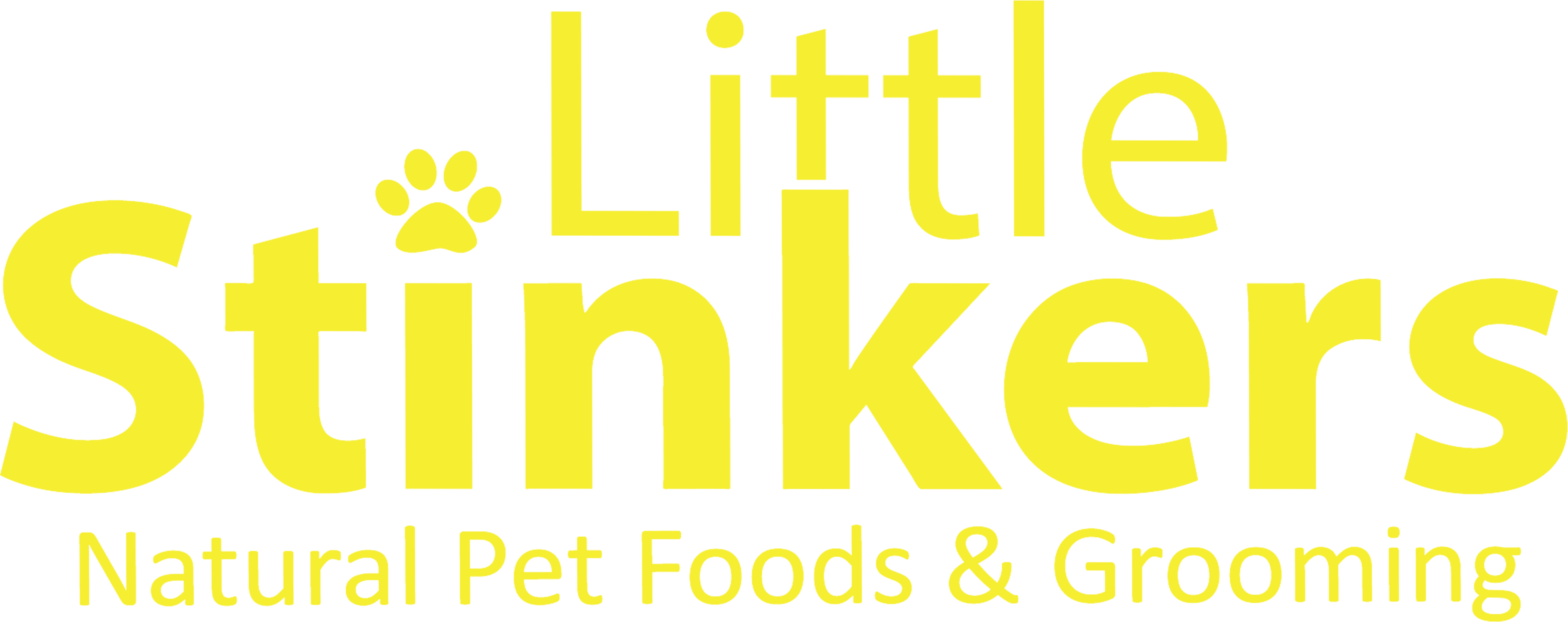 Little Stinkers Natural Pet Foods & Grooming logo