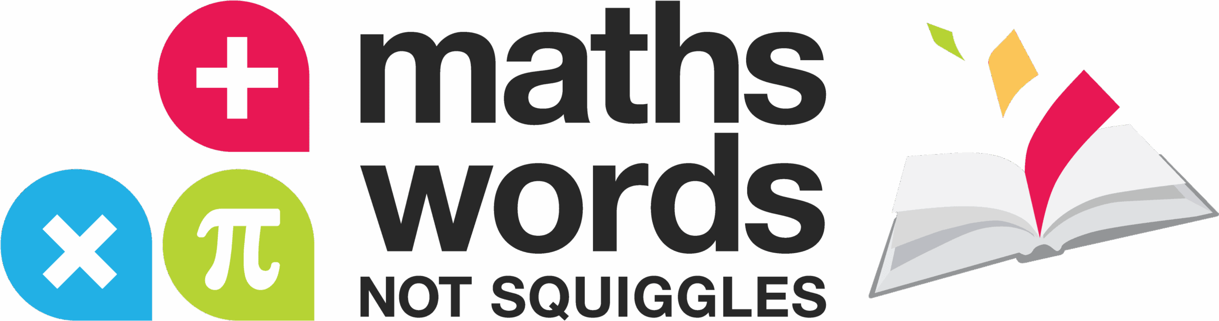 Maths Words Not Squiggles logo