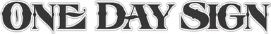 One Day Sign logo