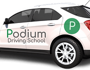 Podium Driving School logo
