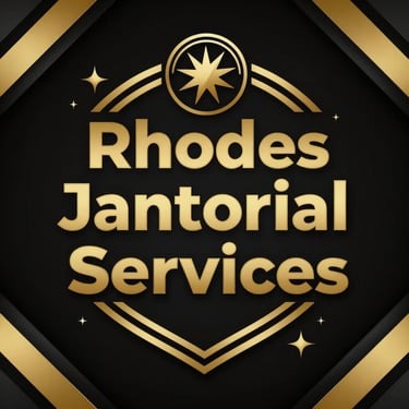 Rhodes Janitorial Services logo