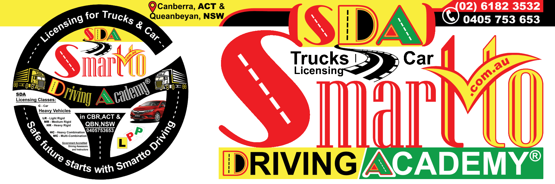 SDA-Saga Driving Academy logo