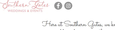Southern Gates Weddings and Events logo